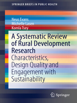 cover image of A Systematic Review of Rural Development Research